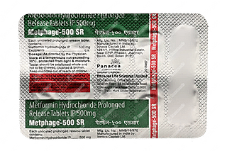 Metphage 500 Sr Tablet 10