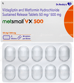 Metsmall Vx 500 Tablet 10