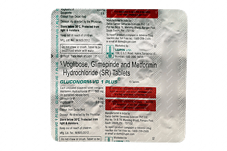 Gluconorm Vg 1/0.3/500 MG Plus Tablet Sr 15