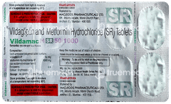 Vildamac M Sr 50/1000 Tablet 10 Vildamac M Sr 50/1000 Tablet 10