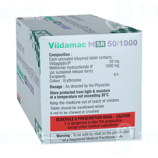 Vildamac M Sr 50/1000 Tablet 10