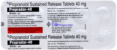 Propradar 40 Tablet 10