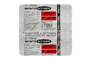 Metbetic Gl Forte 2/1000 MG Tablet Sr 15