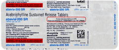 Abevia 200 Sr Tablet 10 Abevia 200 Sr Tablet 10