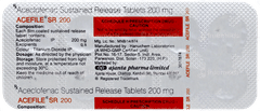 Acefile Sr 200 Tablet 10 Acefile Sr 200 Tablet 10