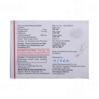 Azmet Vg 1 Tablet 10