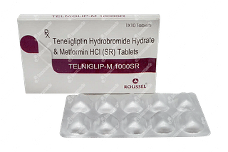 Telniglip M 20/1000 MG Tablet Sr 10