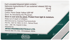 Intaglip M Sr 500 Tablet 10