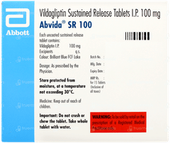 Abvida Sr 100 Tablet 15 Abvida Sr 100 Tablet 15