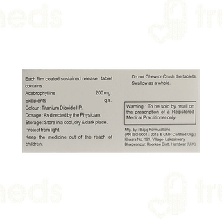 Asthagrip 200 MG Tablet Sr 10