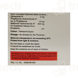Acmeglim Mp 2/500/15 MG Tablet Sr 10