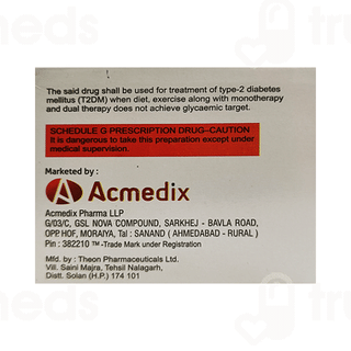 Acmeglim Mp 2/500/15 MG Tablet Sr 10