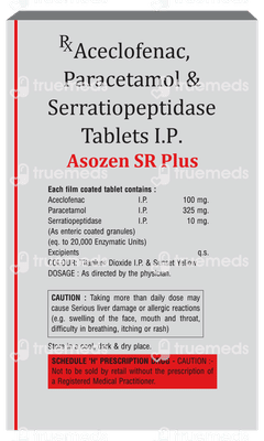 Asozen Sr Plus Tablet 10 Asozen Sr Plus Tablet 10