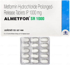 Almetfor Sr 1000 Tablet 15