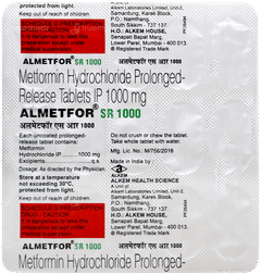 Almetfor Sr 1000 Tablet 15 Almetfor Sr 1000 Tablet 15