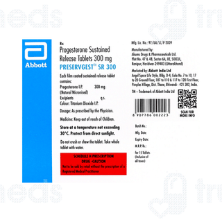 Preservgest Sr 300 Tablet 15