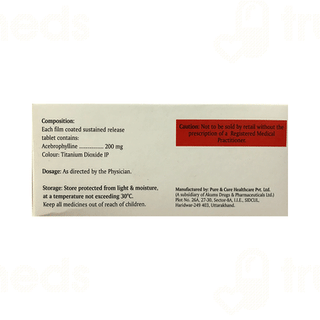 Acebull 200 MG Tablet Sr 10