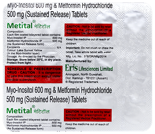 Metital Tablet 15