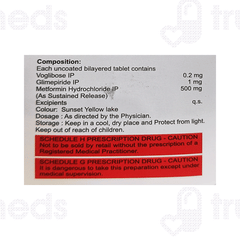 Acmeglim Mv 1 Mg Tablet Sr 10 Acmeglim Mv 1 Mg Tablet Sr 10
