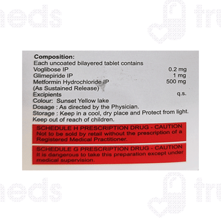 Acmeglim Mv 1 Mg Tablet Sr 10