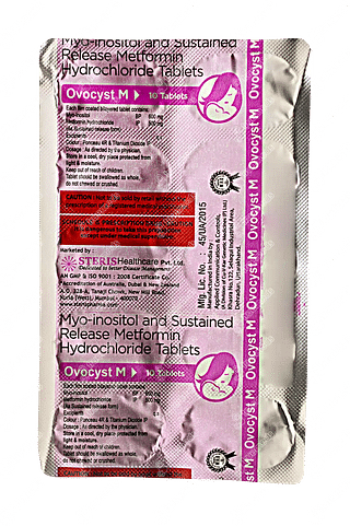 Ovocyst M 500/600 MG Tablet Sr 10