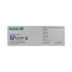 Aceton 200 MG Tablet Sr 10