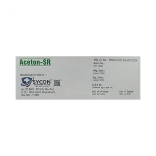 Aceton 200 MG Tablet Sr 10
