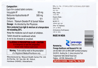 Vigliptin M Tablet 15