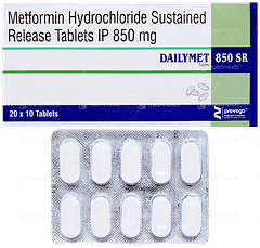 Dailymet 850 Sr Tablet 10