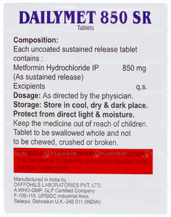 Dailymet 850 Sr Tablet 10