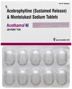 Acethama M 200/10 Mg Tablet Sr 10