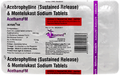 Acethama M 200/10 Mg Tablet Sr 10 Acethama M 200/10 Mg Tablet Sr 10
