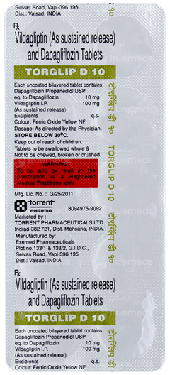 Torglip D 10 Tablet 10