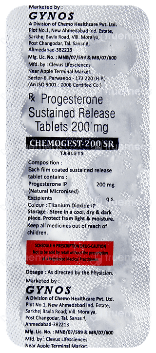 Chemogest 200 Sr Tablet 10