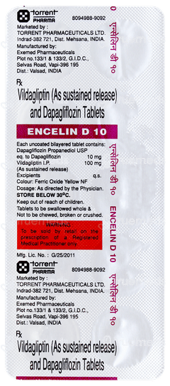 Encelin D 10 Tablet 10 Encelin D 10 Tablet 10
