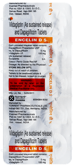 Encelin D 5 Tablet 10 Encelin D 5 Tablet 10