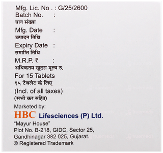 Eliptin M Tablet 15