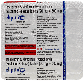 Eliptin M Tablet 15