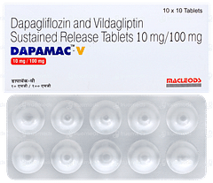 Dapamac V 10mg/100mg Tablet 10