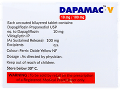 Dapamac V 10mg/100mg Tablet 10 Dapamac V 10mg/100mg Tablet 10