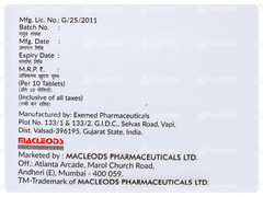 Dapamac V 10mg/100mg Tablet 10 Dapamac V 10mg/100mg Tablet 10