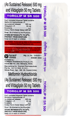 Torglip M Sr 500 Tablet 10