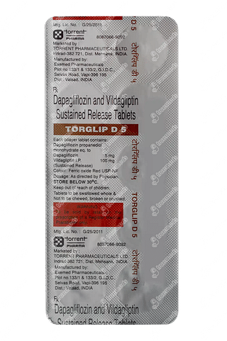 Torglip D 5 MG Tablet Sr 10