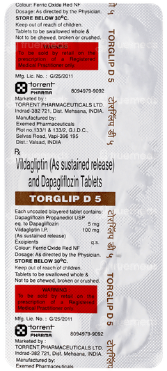 Torglip D 5 Tablet 10