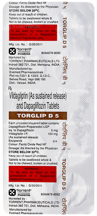 Torglip D 5 Tablet 10