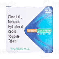 Voglow Gm 2 Forte Tablet 15 Voglow Gm 2 Forte Tablet 15