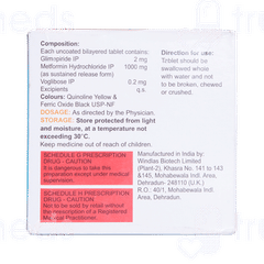 Voglow Gm 2 Forte Tablet 15 Voglow Gm 2 Forte Tablet 15