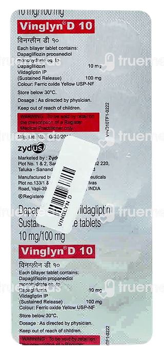 Vinglyn D 10/100 MG Tablet Sr 10