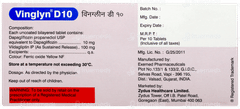 Vinglyn D 10 Tablet 10