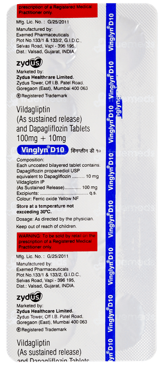 Vinglyn D 10 Tablet 10